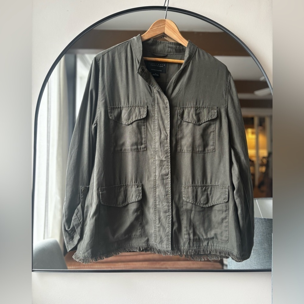 SANCTUARY | olive lightweight jacket | size medium